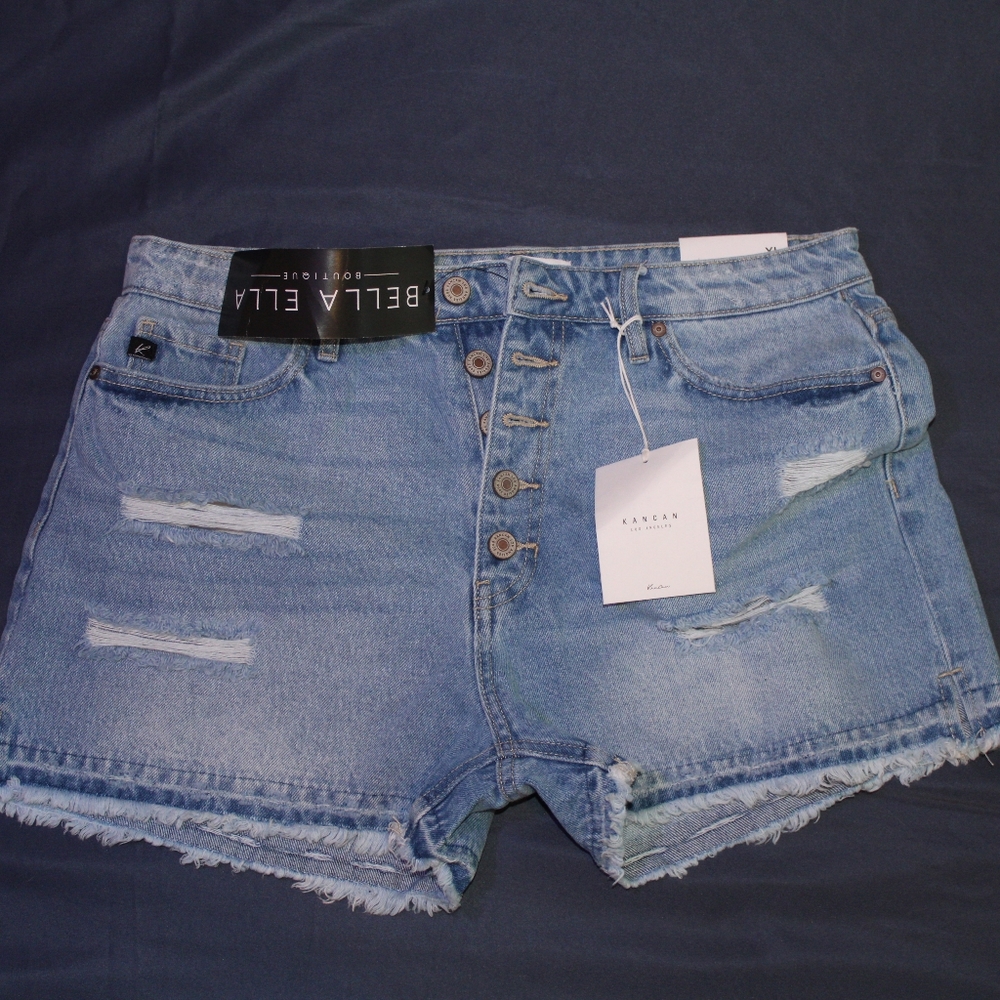 KanCan Bella Ella Boutique Denim Shorts